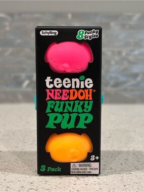Teenie Needoh Funky Pup 3 Pack